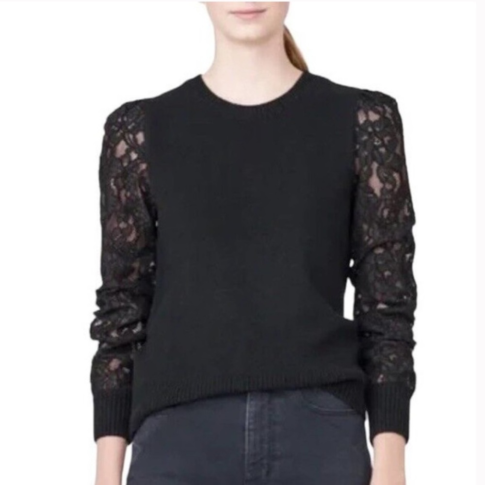Rebecca Taylor Black Sweater Size XS